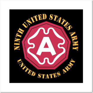 Ninth United States Army - US Army w SSI X 300 Posters and Art